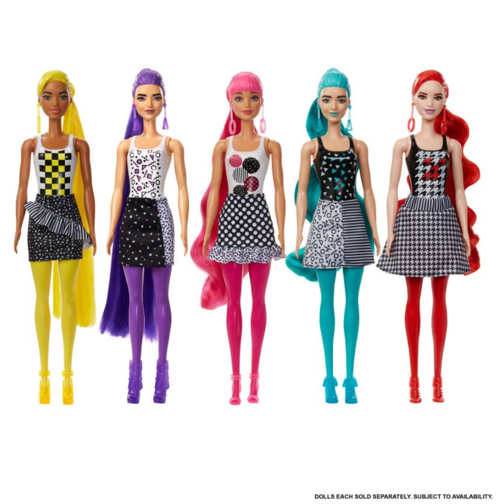 Elektropositief naaimachine Vergemakkelijken Barbie Color Reveal modepop