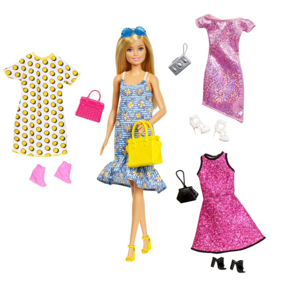 verbergen Amazon Jungle impliceren Barbie pop met outfits en accessoires