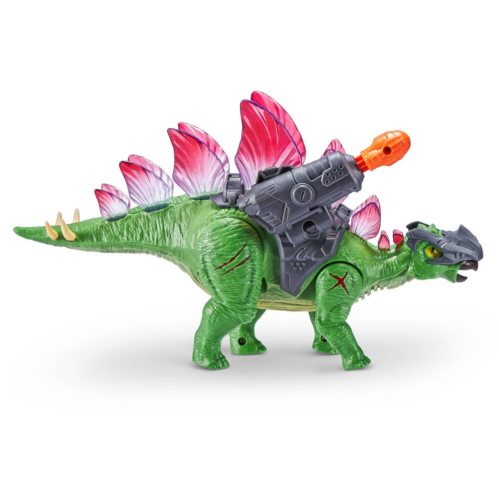Dino Wars T-rex vs Stegosaurus Dinossauro Robo Alive™ - bebrands oficial