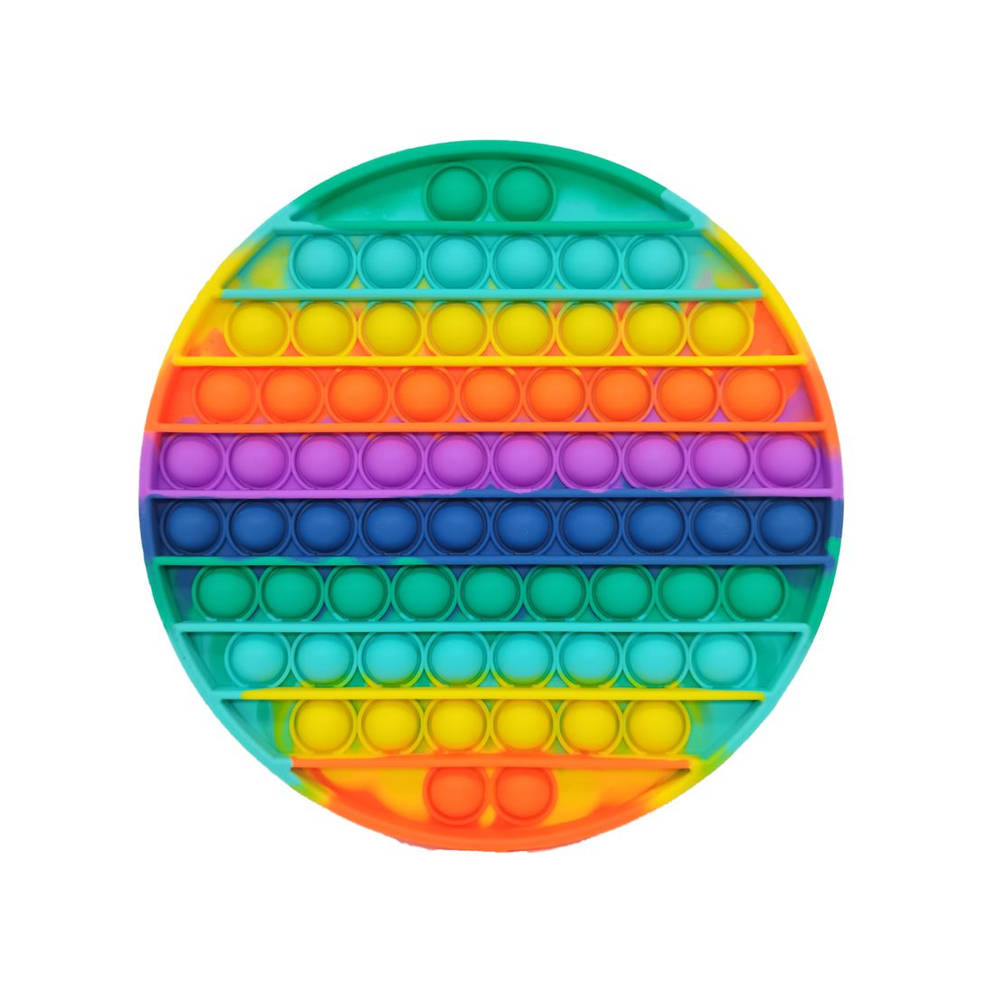Plop Up! Jumbo Rainbow Fidget - rond