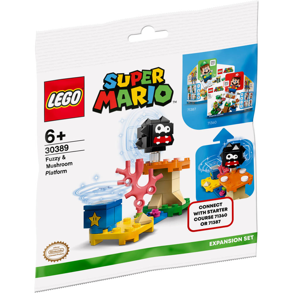 LEGO Super Mario uitbreidingsset Fuzzy & paddenstoelplatform 30389