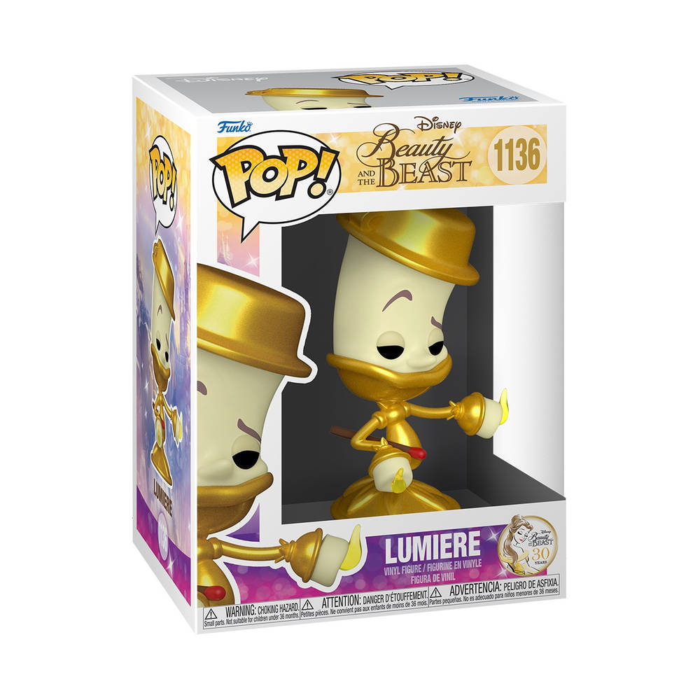 Funko Pop! figuur Disney Beauty and the Beast Lumiere