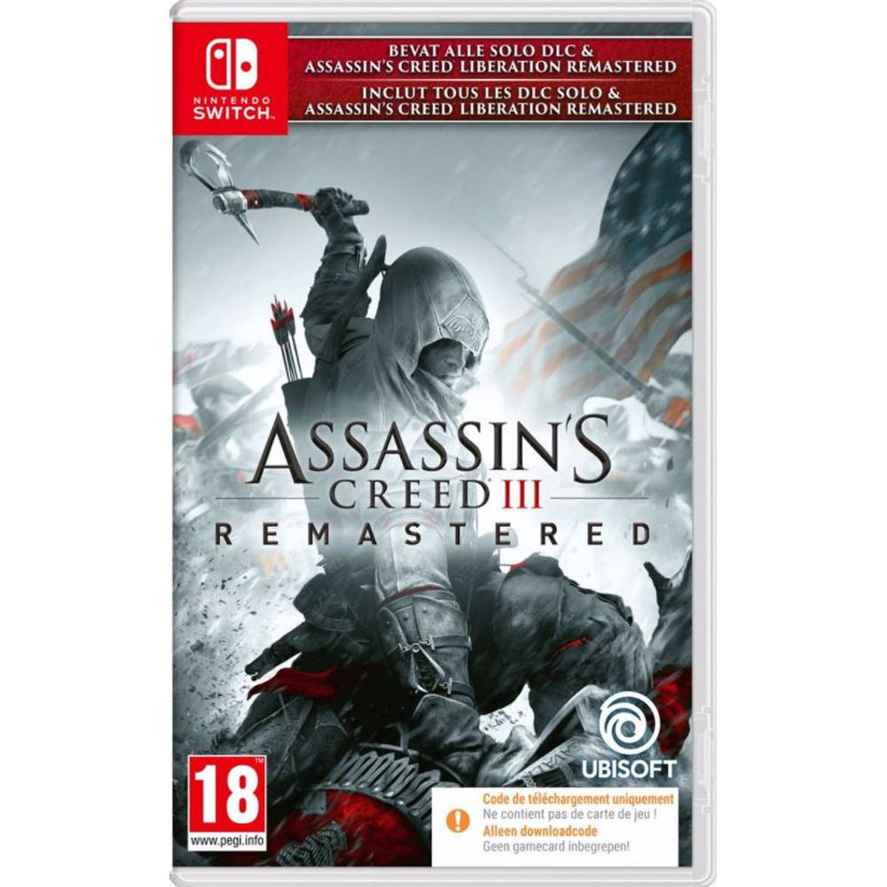 Nintendo Switch Assassin's Creed III Remastered - code in a box