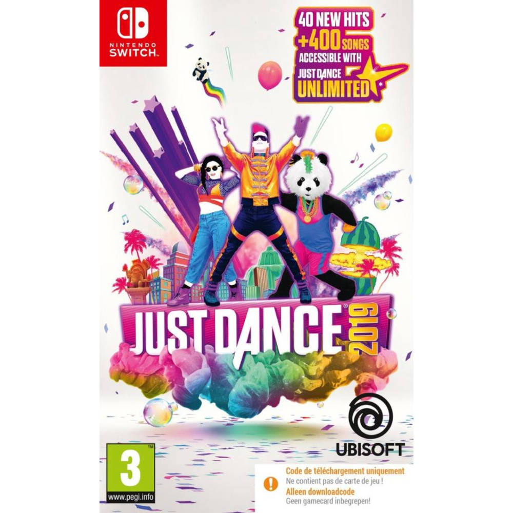 Nintendo Switch Just Dance 2019 - code in a box