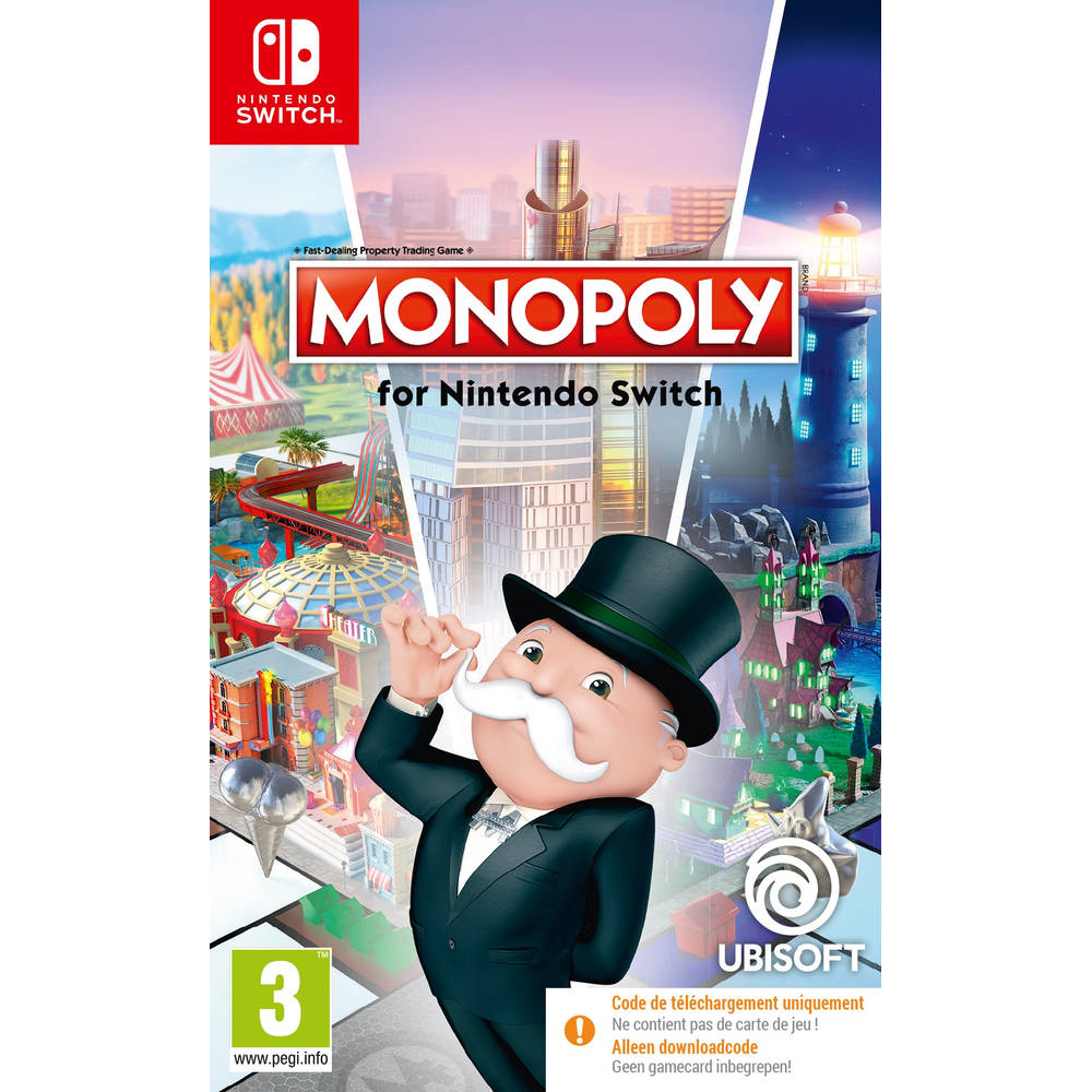 Nintendo Switch Monopoly - code in a box