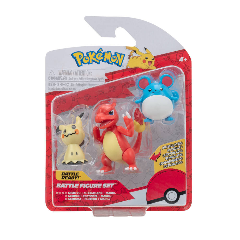 Pokémon Battle speelfigurenset 3-delig