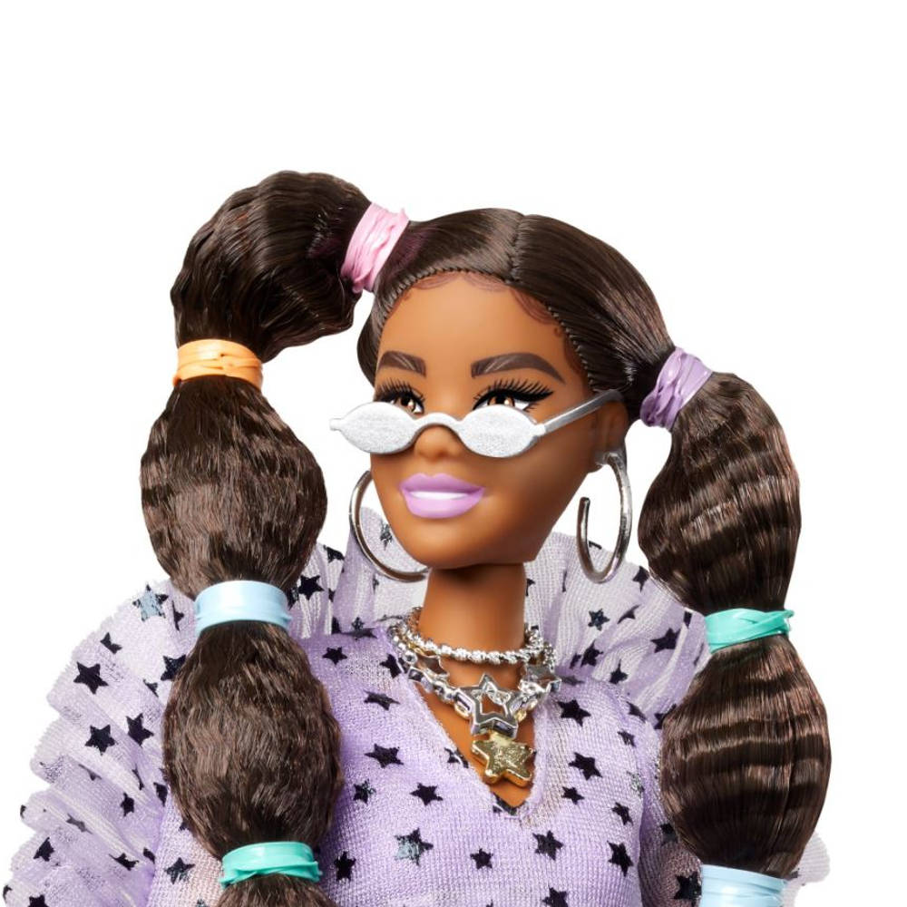 paniek variabel Frustrerend Barbie Extra pop met vlechten en Bobble haarbanden