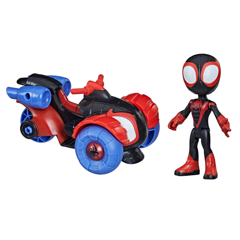 SPIDEY AND HIS AMAZING FRIENDS Marvel Black Panther Actiefiguur en Panter Quad voertuig, voor kinderen vanaf 3 jaar