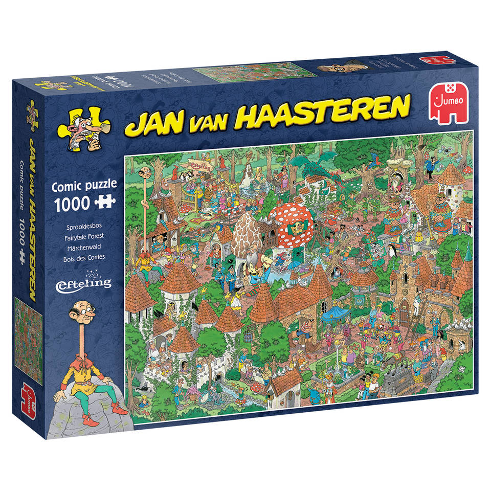 Bot Resistent Rafflesia Arnoldi Jumbo Jan van Haasteren puzzel Efteling Sprookjesbos - 1000 stukjes