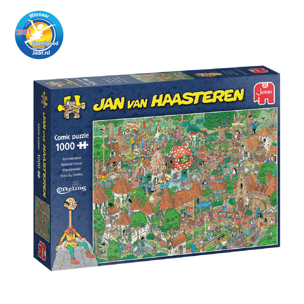 verkoper Aggregaat prins Jumbo Jan van Haasteren puzzel Efteling Sprookjesbos - 1000 stukjes