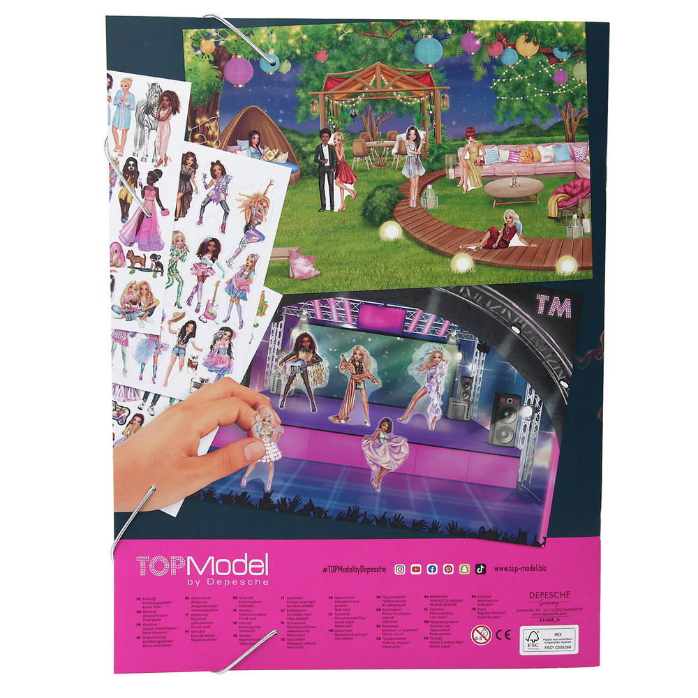 Super Model Stickers TOPModel Stickerworld - 145 stickers