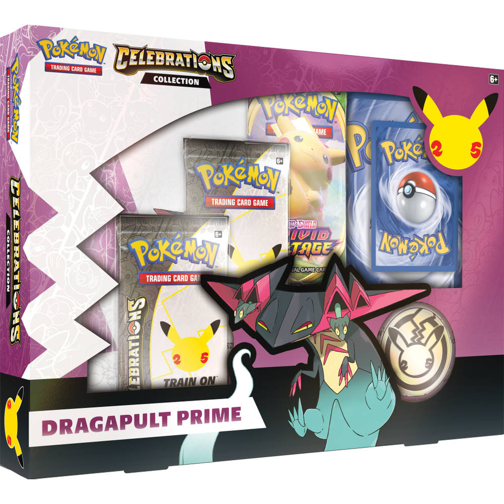 Pokémon Trading Card Game Celebrations collector box Dragapult Prime
