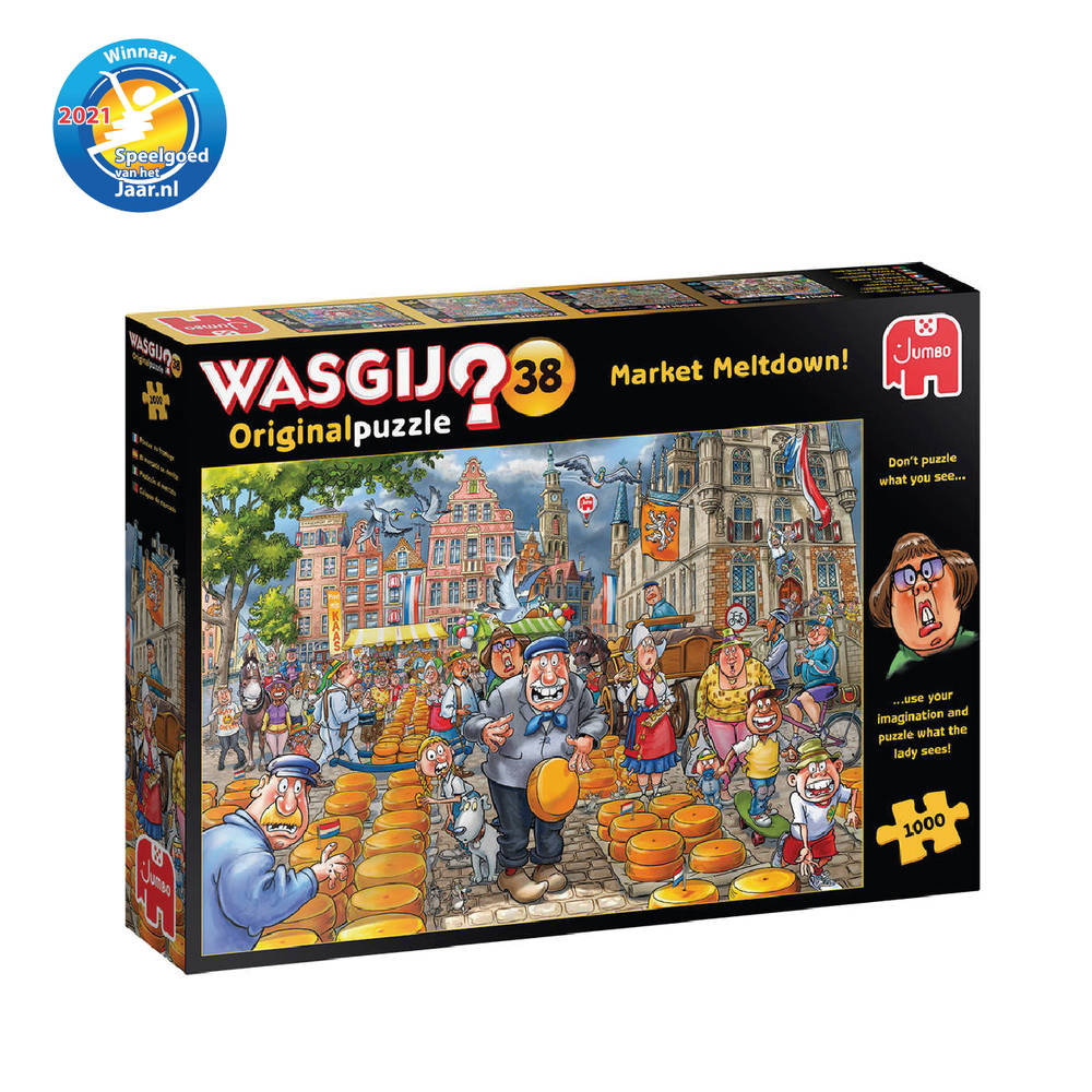 Jumbo Wasgij Original 38 puzzel Kaasalarm - 1000 stukjes