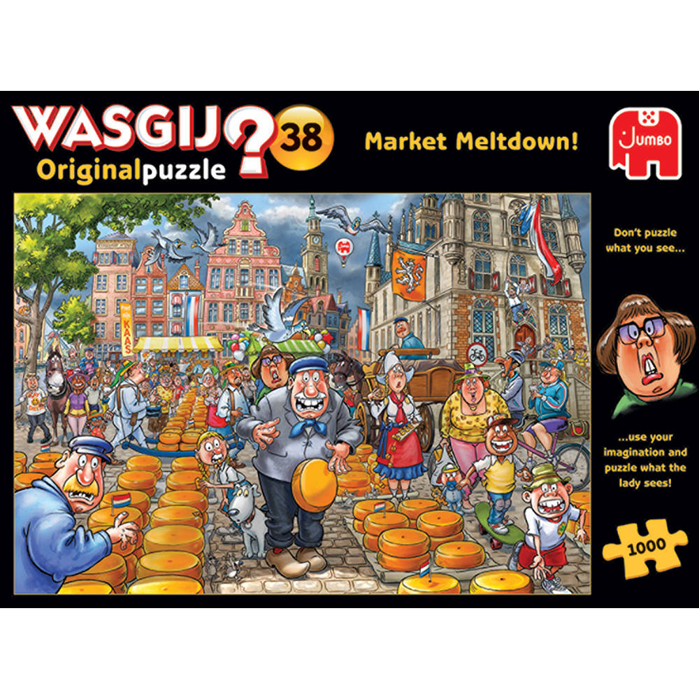 aftrekken Ga naar het circuit Mainstream Jumbo Wasgij Original 38 puzzel Kaasalarm - 1000 stukjes