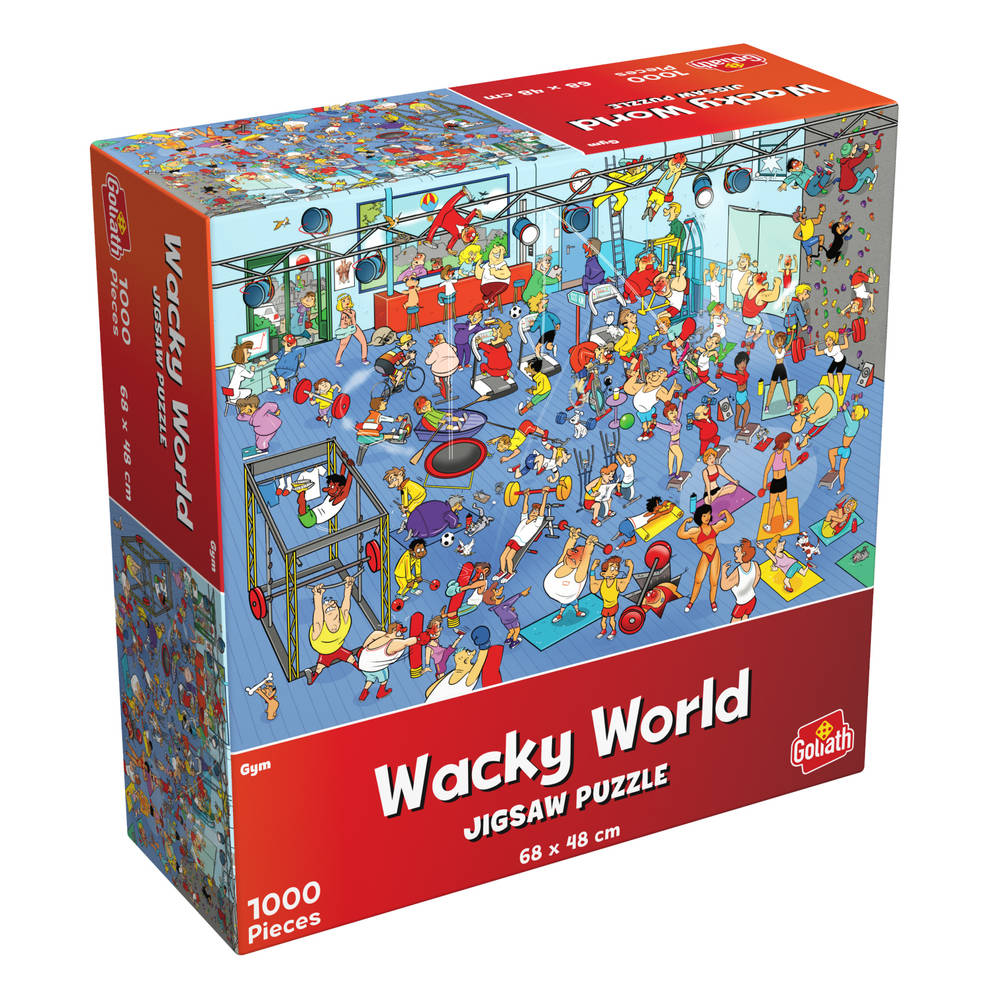 Wacky World puzzel De gym - 1000 stukjes