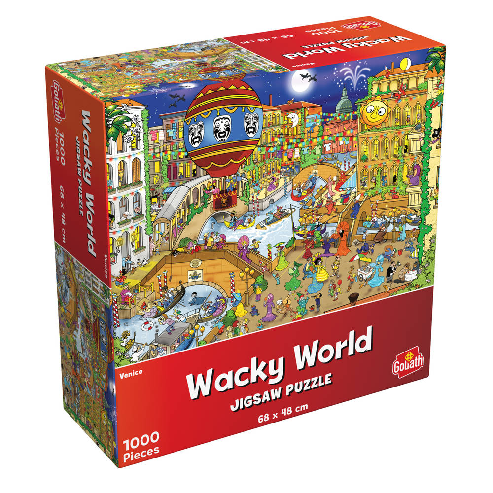 Wacky World puzzel Venetië - 1000 stukjes