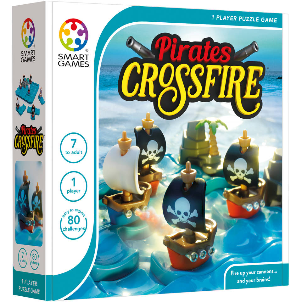 Smart Games Pirates Crossfire puzzel bordspel