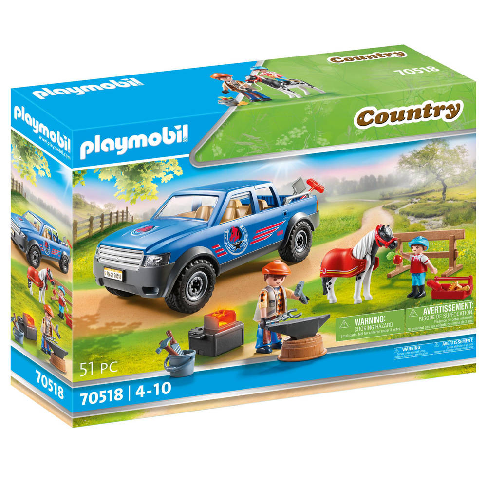 PLAYMOBIL Country mobiele hoefsmid 70518