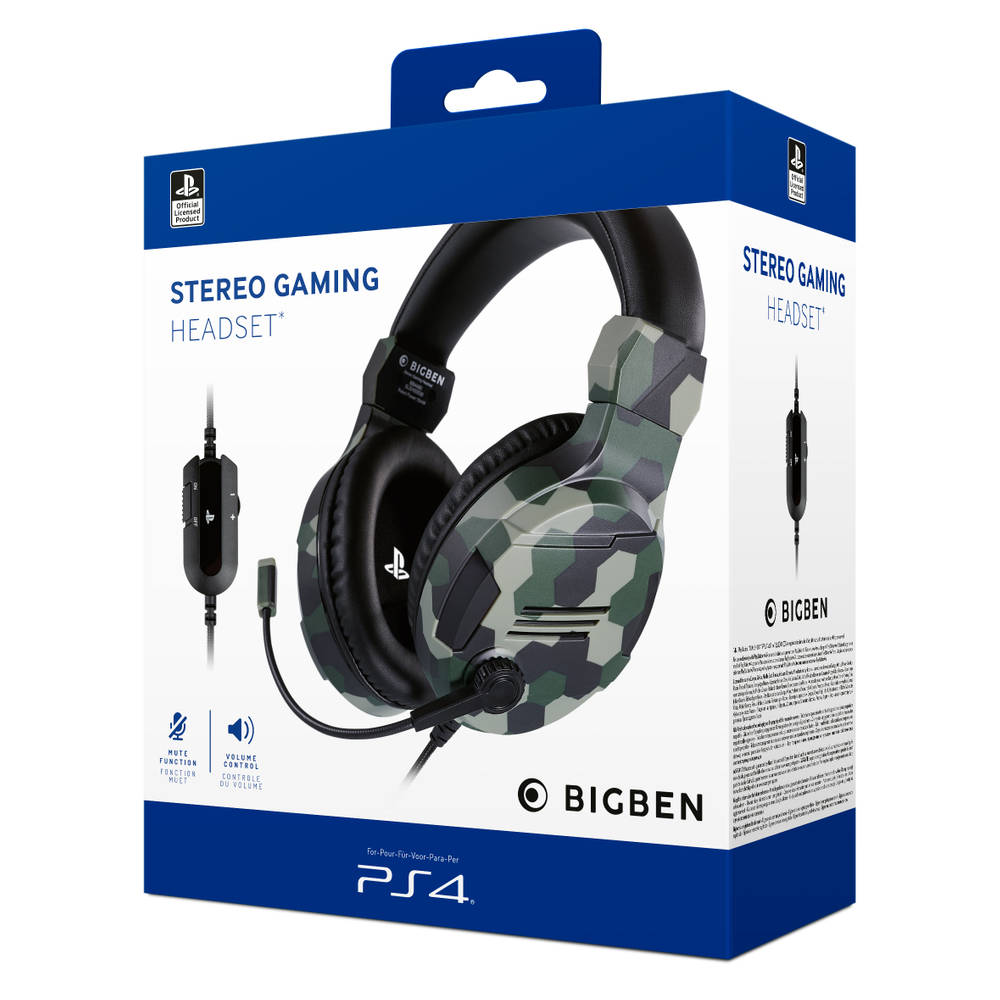 Afscheiden bericht Succes PS4 stereo gaming headset V3 camo + Tomb Raider Definitive Edition