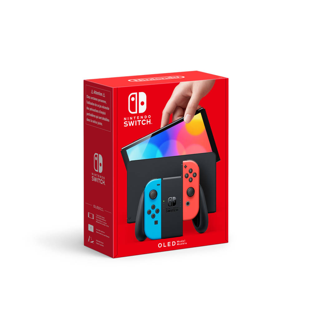 Nintendo Switch OLED - rood/blauw
