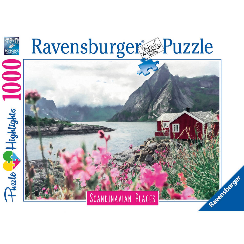 Ravensburger puzzel Reine Lofoten Noorwegen - 1000 stukjes