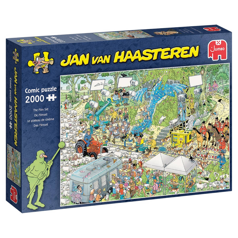 weerstand bieden vervormen ader Jumbo Jan van Haasteren puzzel De filmset - 2000 stukjes