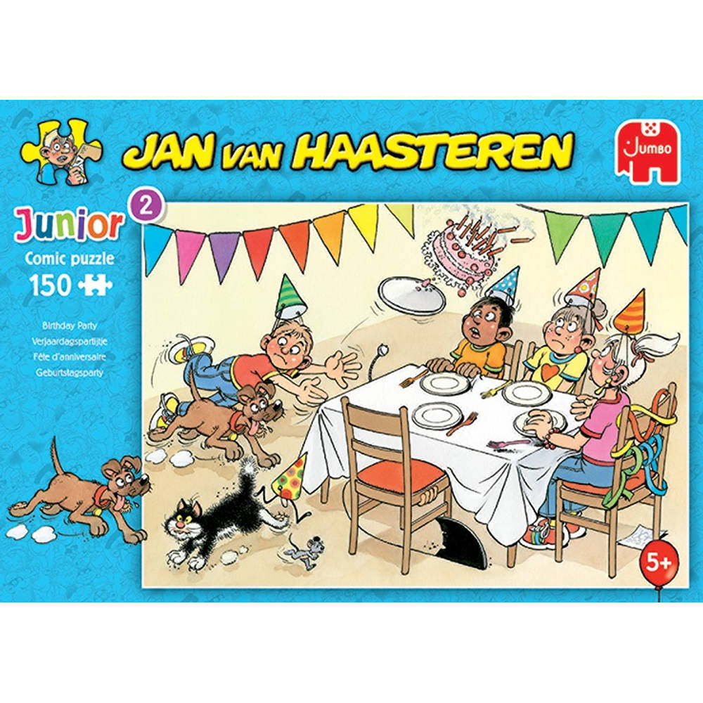 gebrek Vernederen beheerder Jumbo Jan van Haasteren Junior puzzel Verjaardagspartijtje - 150 stukjes