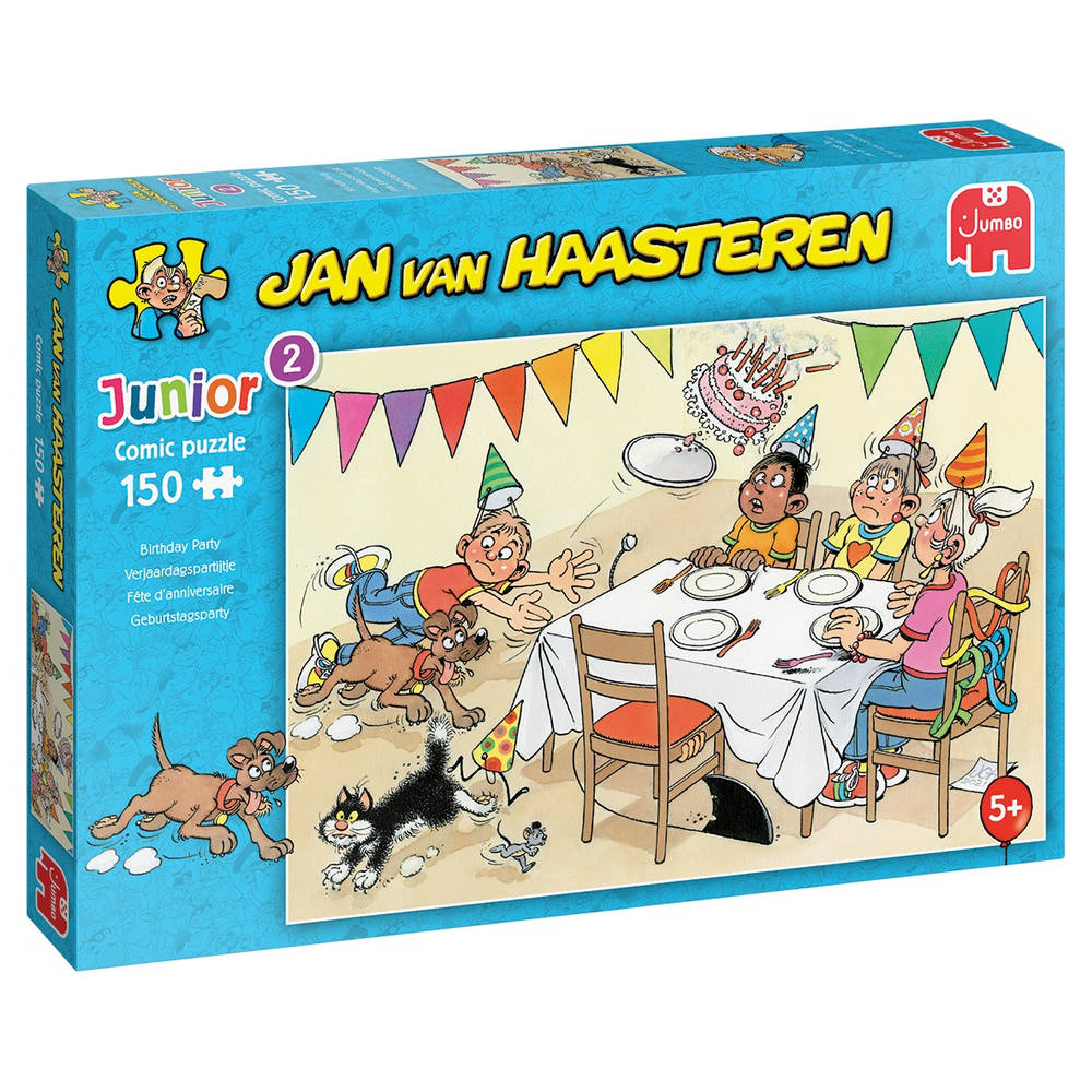 Jumbo Jan van Haasteren Junior puzzel Verjaardagspartijtje - 150 stukjes