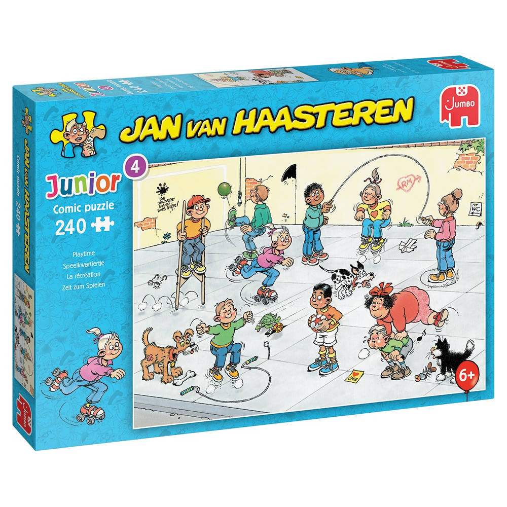Jumbo Jan van Haasteren Junior puzzel Speelkwartier - 240 stukjes
