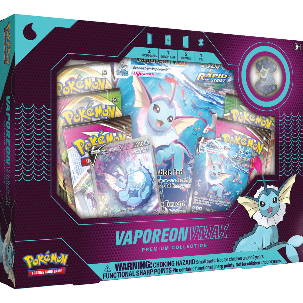 Pokémon TCG Vaporeon VMAX Premium collectie