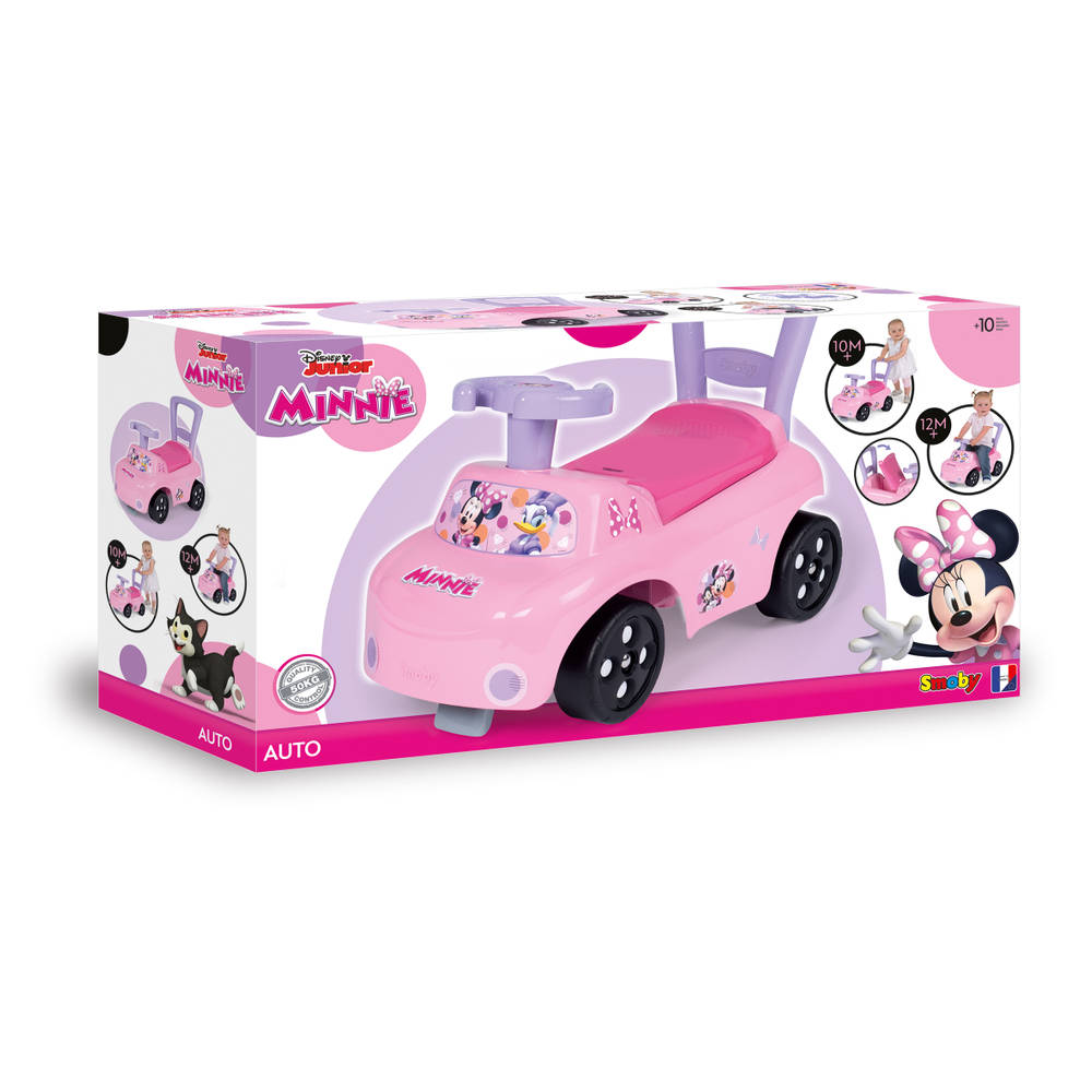 ziekte Explosieven aftrekken Disney Minnie Mouse ride-on loopauto - roze