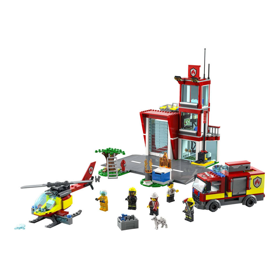 moeder ongebruikt dek LEGO CITY brandweerkazerne 60320
