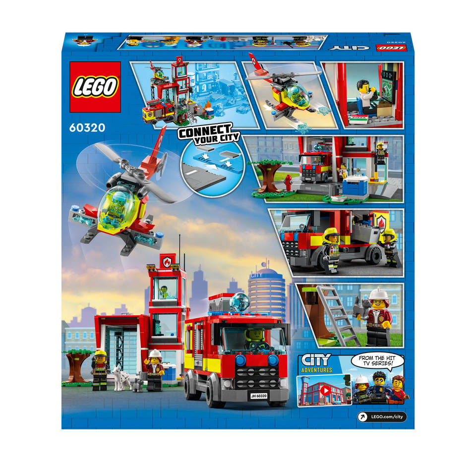helper Grens Misschien LEGO CITY brandweerkazerne 60320