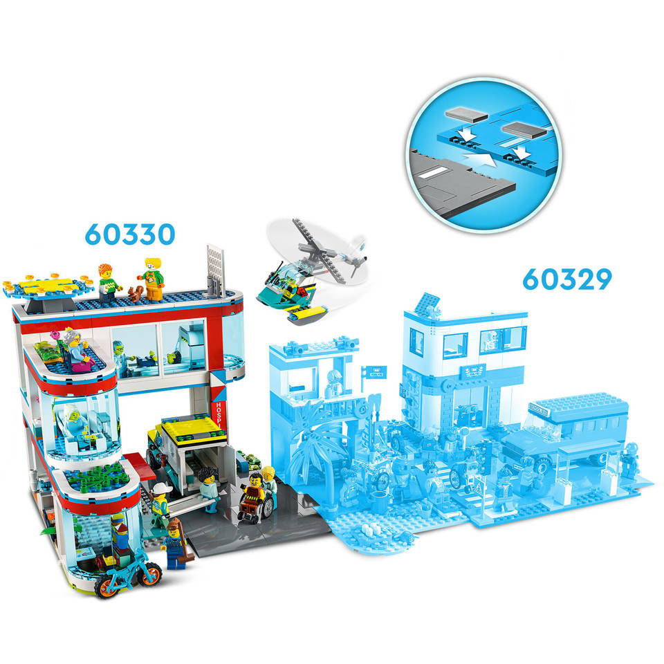 Luchtpost Delegeren Vaccineren LEGO CITY ziekenhuis 60330