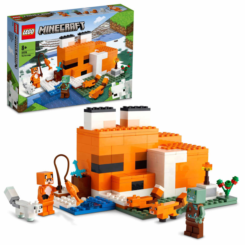 LEGO Minecraft de vossenhut 21178