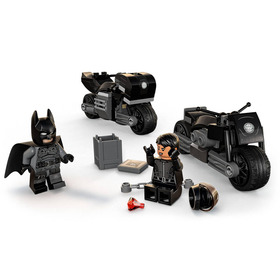 Verdwijnen Voorstad Vertrouwelijk LEGO DC Batman en Selina Kyle motorachtervolging 76179