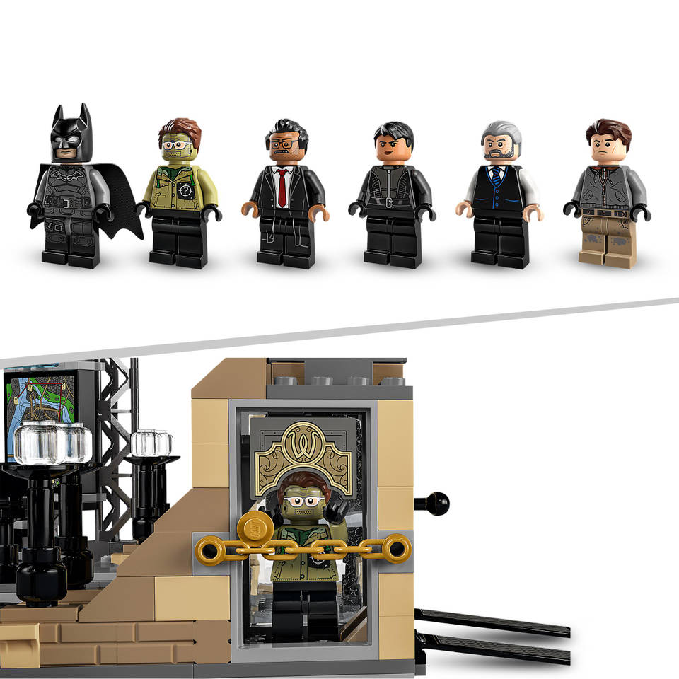 Gehakt verticaal aangrenzend LEGO DC Batcave The Riddler confrontatie 76183