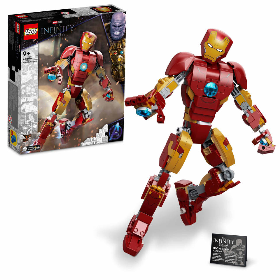 LEGO Marvel Iron Man figuur 76206