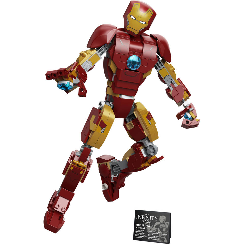 koppel Gelovige statisch LEGO Marvel Iron Man figuur 76206