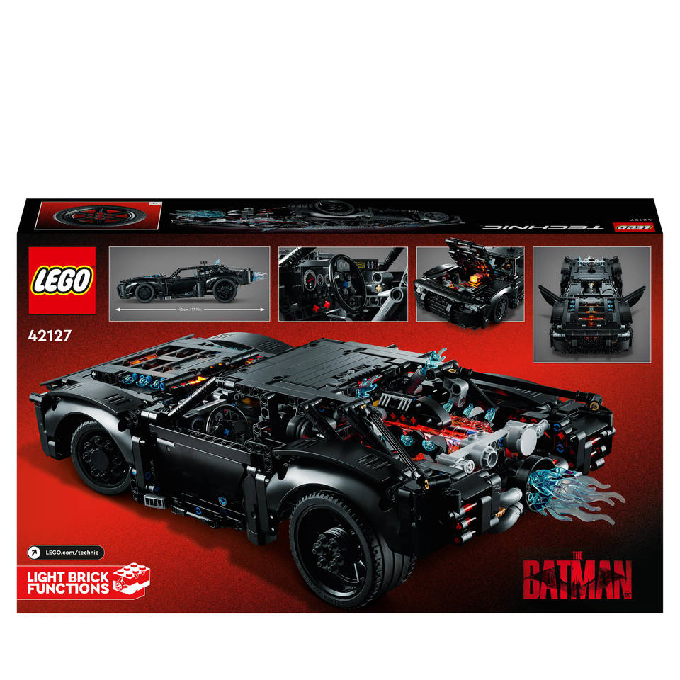bal alleen na school LEGO Technic The Batman Batmobile 42127