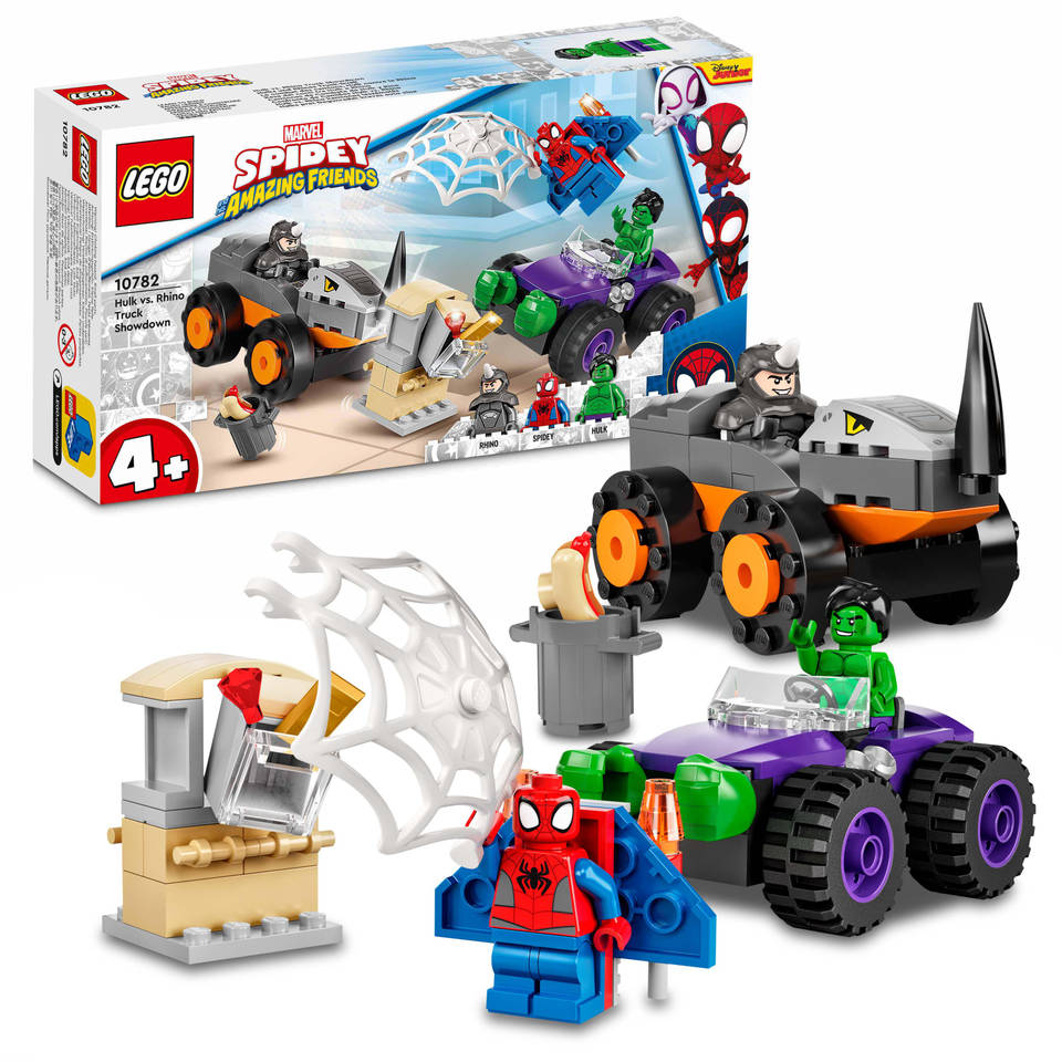LEGO Marvel Super Heroes Hulk vs. Rhino truck duel 10782