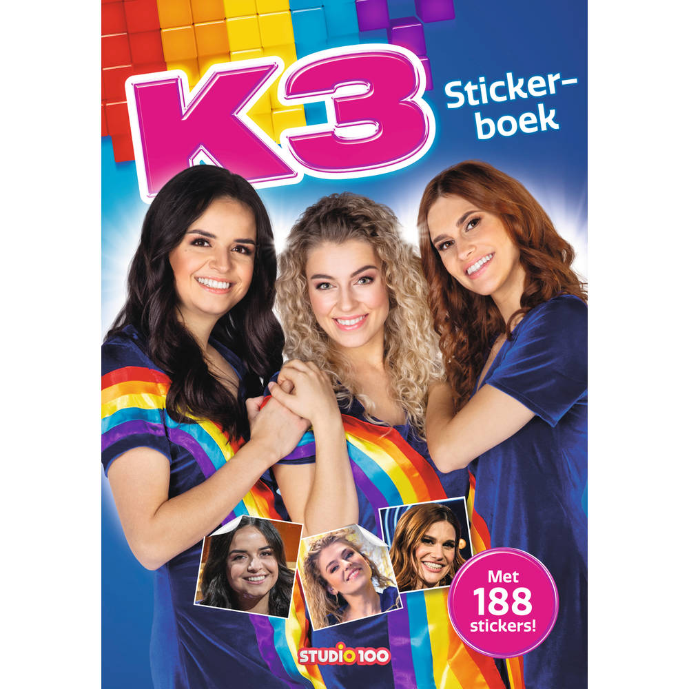 Verward ventilator onderbreken K3 stickerboek met 188 stickers