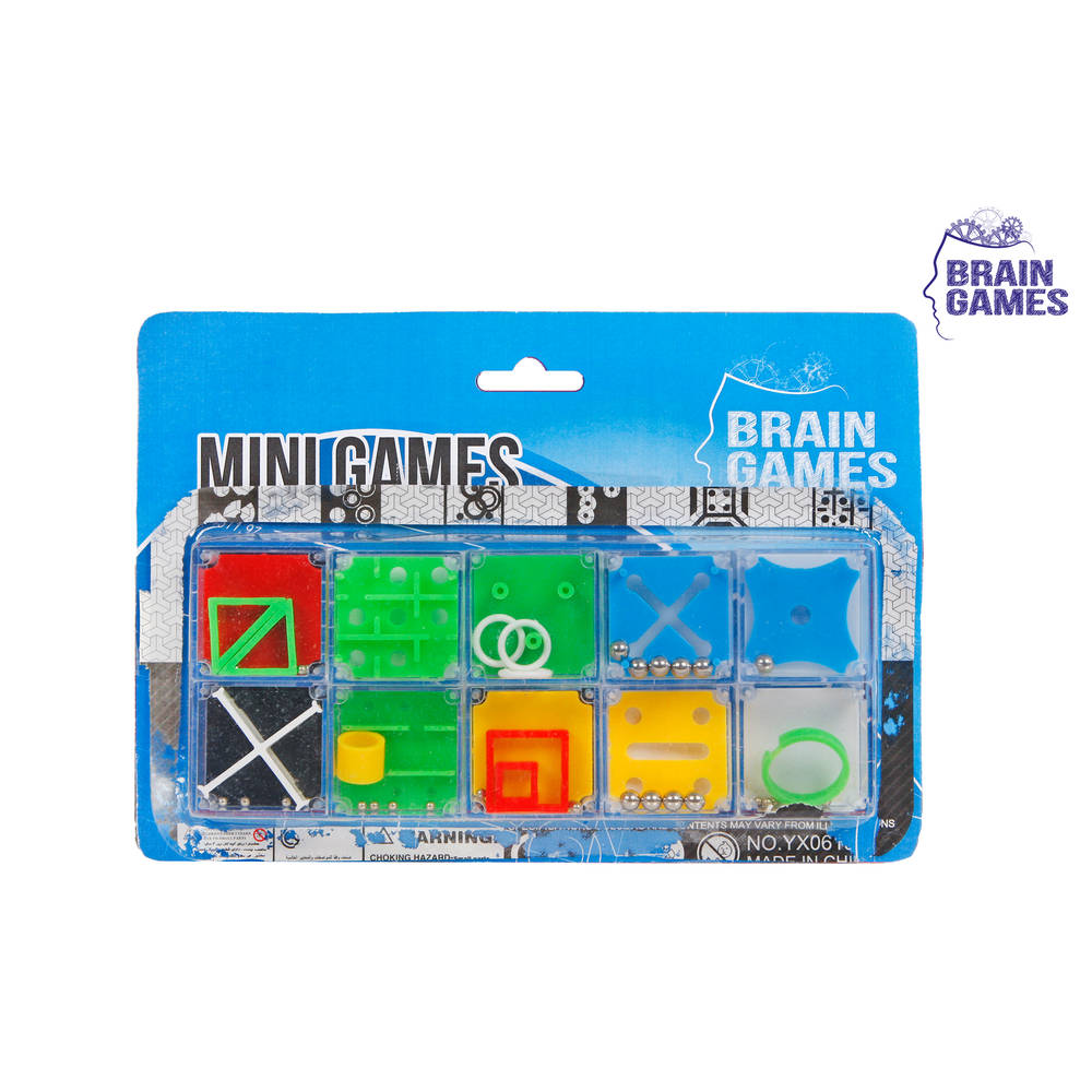 Ontaarden Etna periodieke Brain Games mini puzzels set van 10