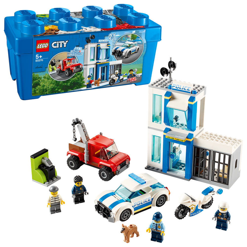 LEGO City 2-in-1 politie opbergdoos 60270