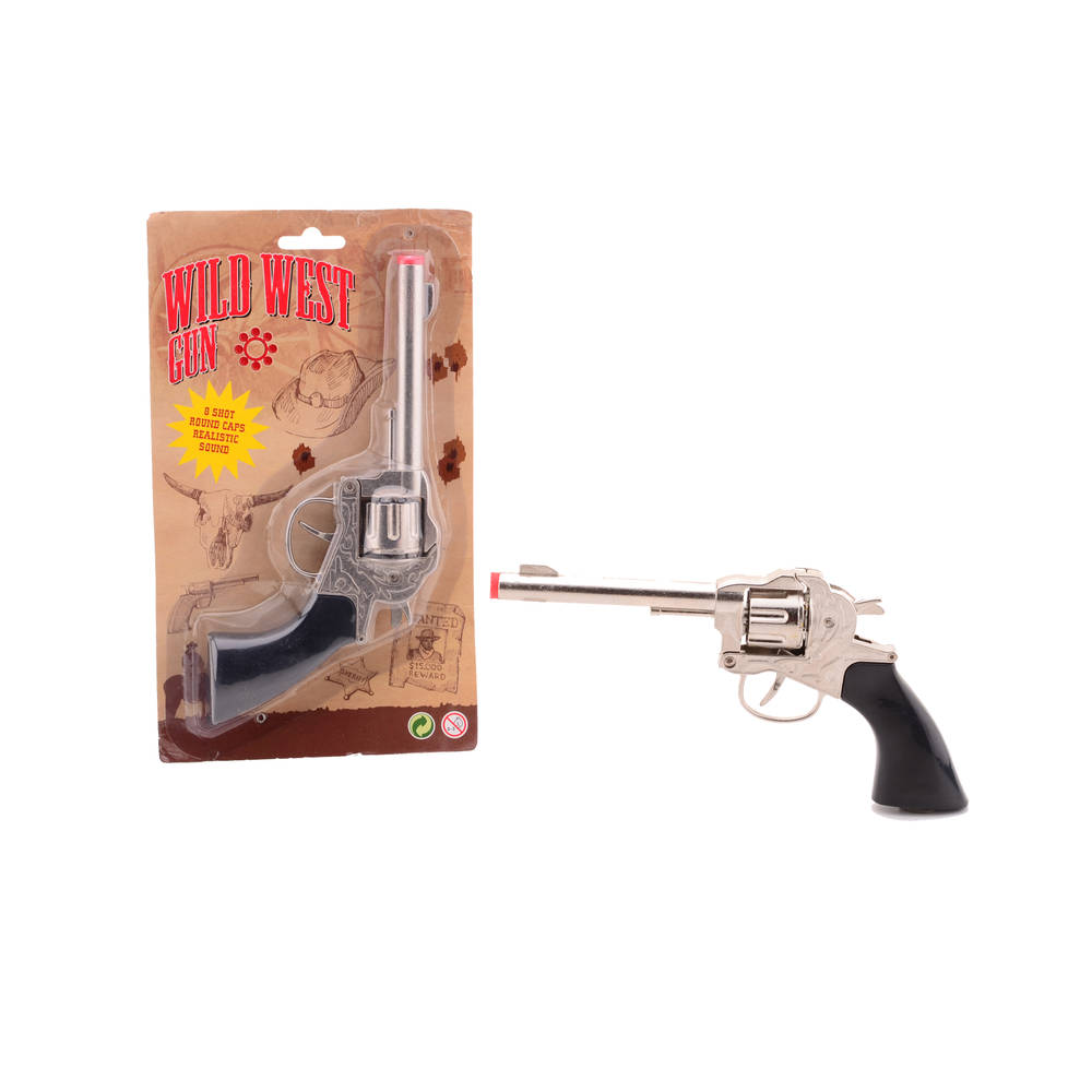 Wild West Cowboy revolver met 8 shots