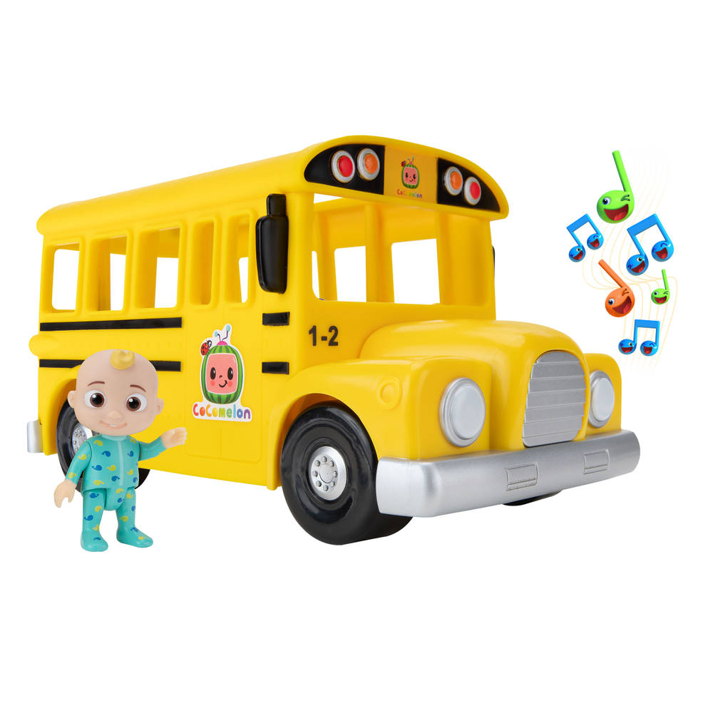 Cocomelon muzikale schoolbus - geel