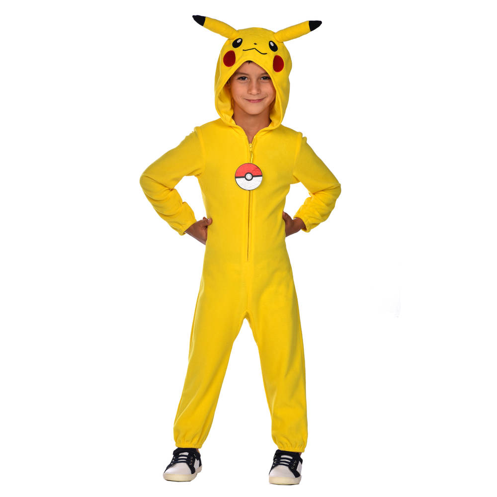 Pikachu onesie kostuum 4 - 6 jaar