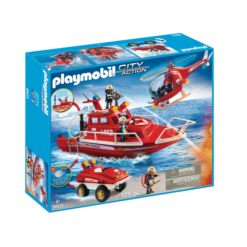Playmobil City Action brandweerset met onderwatermotor 9503