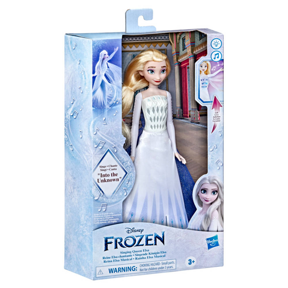 Inzet Transformator Omringd Disney Frozen 2 zingende koningin Elsa pop