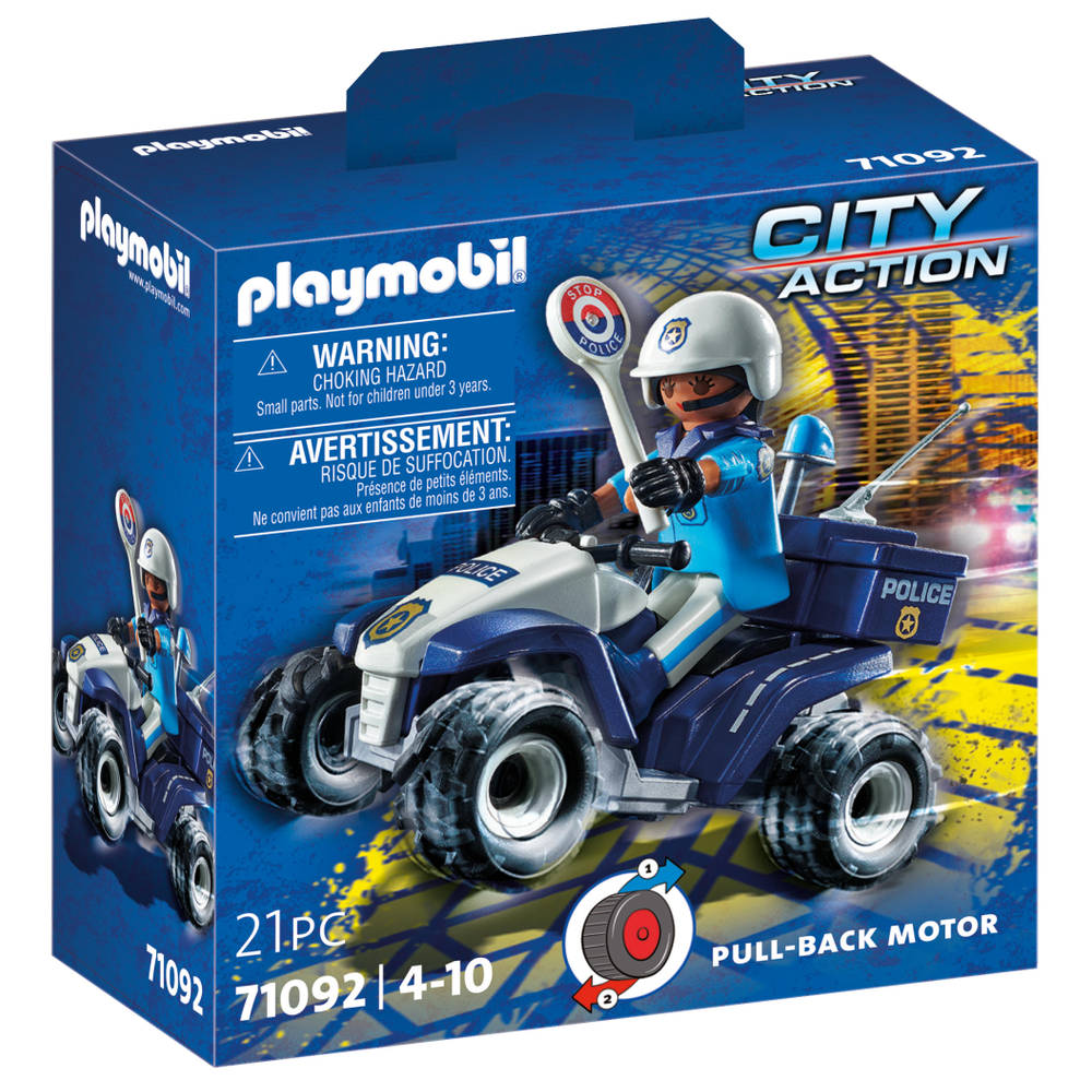 PLAYMOBIL City Action politie Speed Quad 71092
